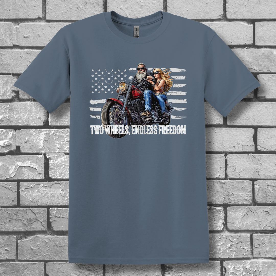 Two Wheels, Endless Freedom T-Shirt