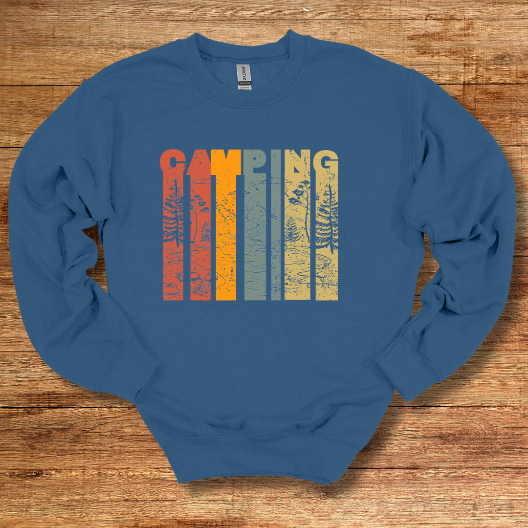 Camping Grunge Sweatshirt | Camping Gift Ideas
