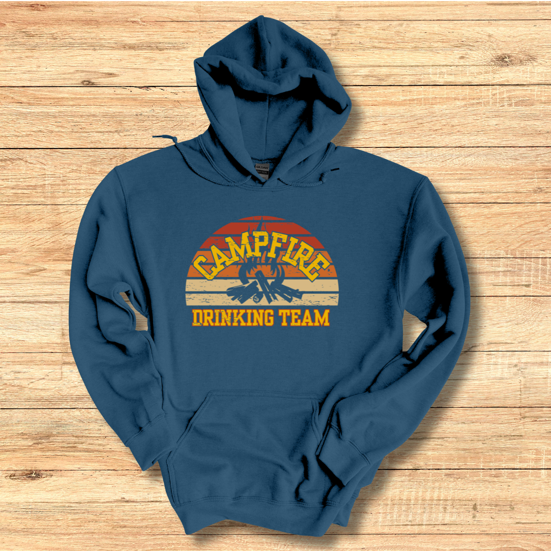 Campfire Drinking Team Long-Sleeve Hoodie | Campfire Beers