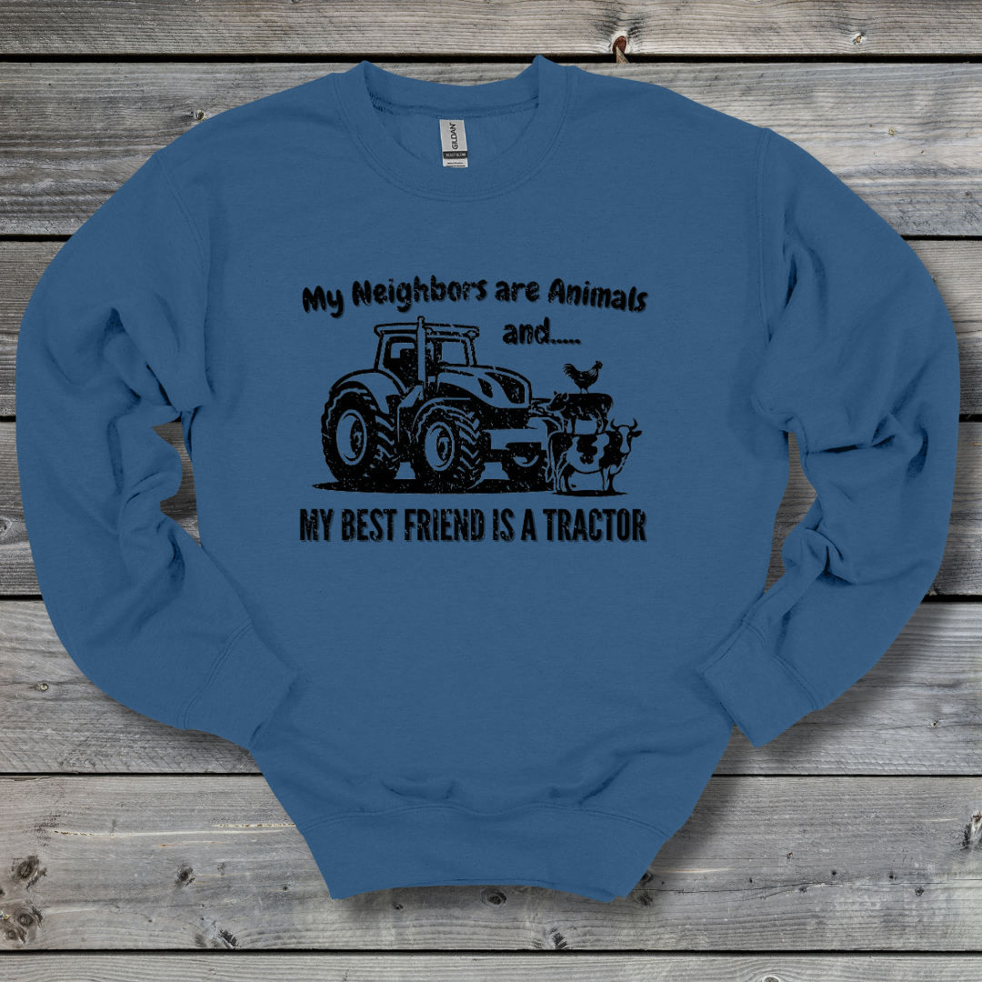 My Neighbors Are Animals Sweatshirt | Farmer Gift