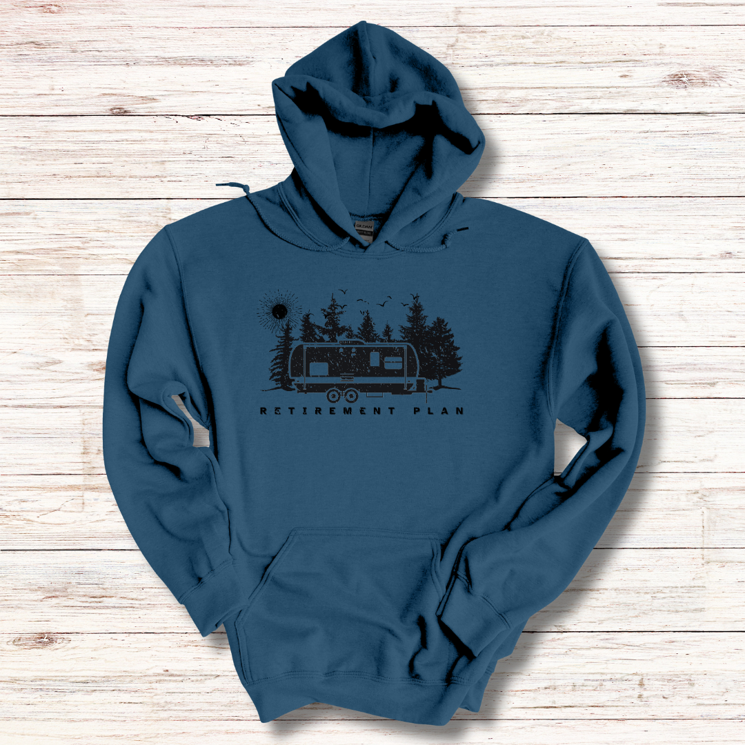 RV Retirement Plan Long-Sleeve Hoodie