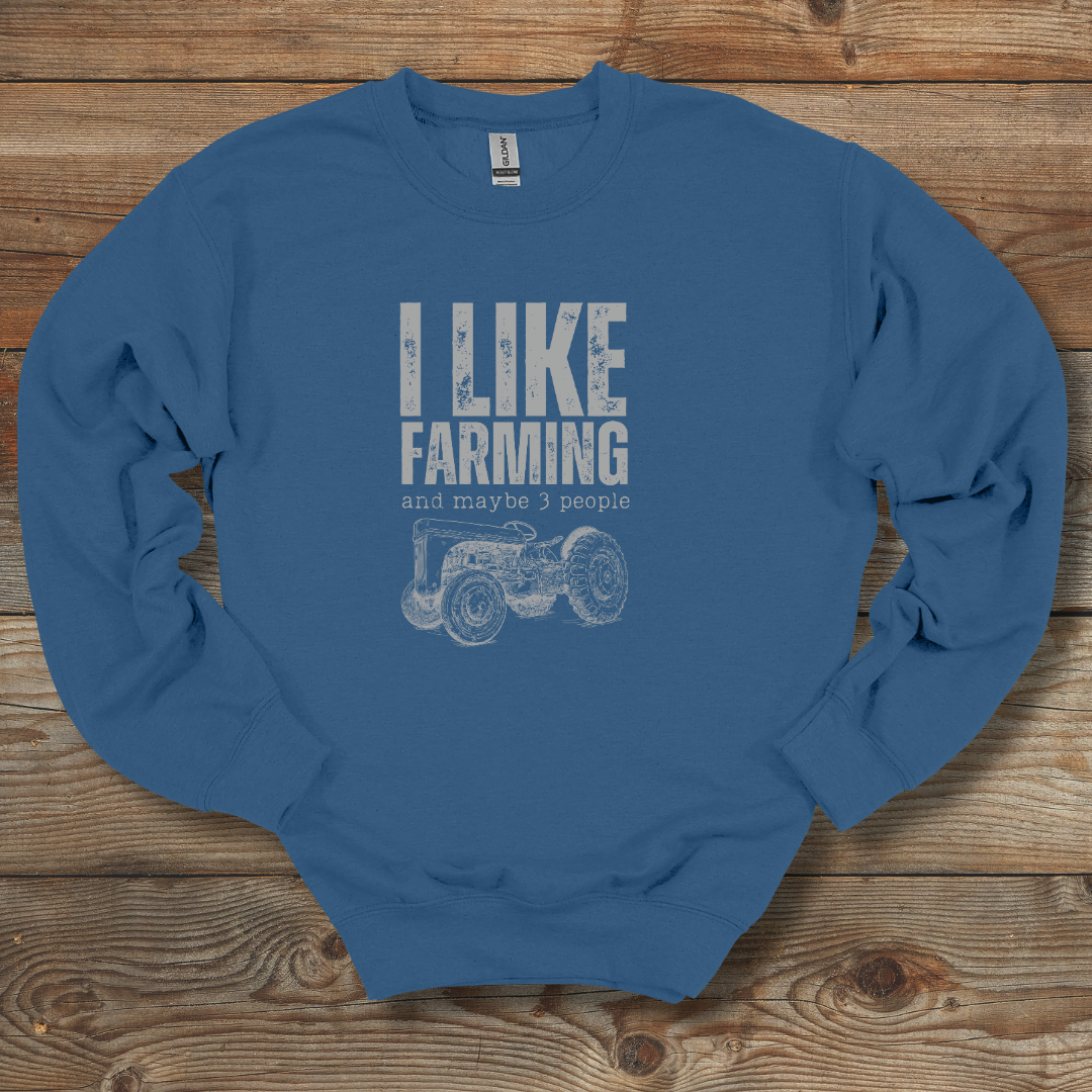 I Like Farming, Tractor Version, Sweatshirt