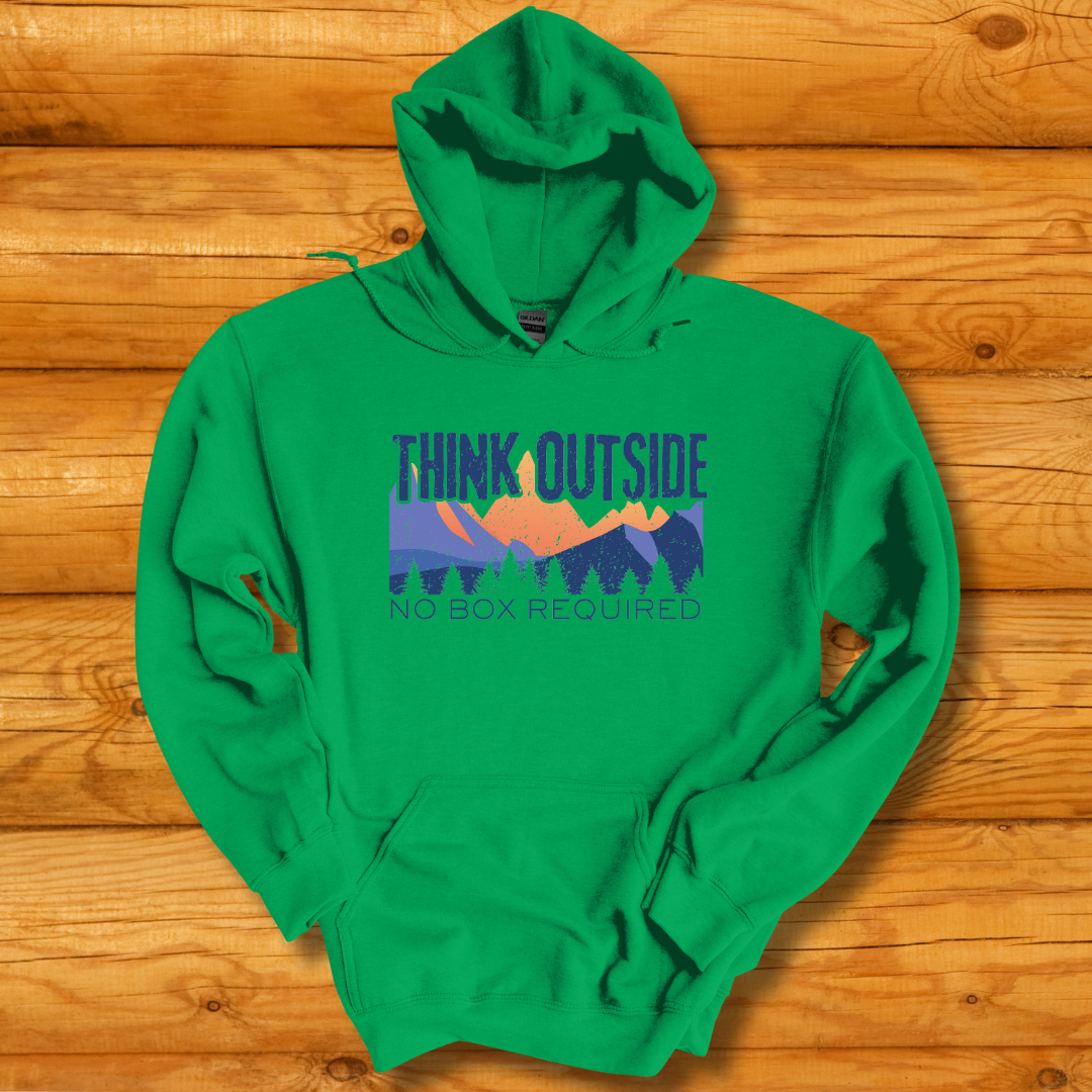 Think Outside Long-Sleeve Hoodie | Camping Gift Ideas