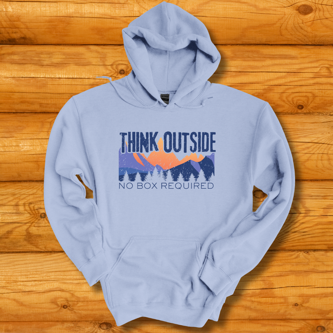 Think Outside Long-Sleeve Hoodie | Camping Gift Ideas