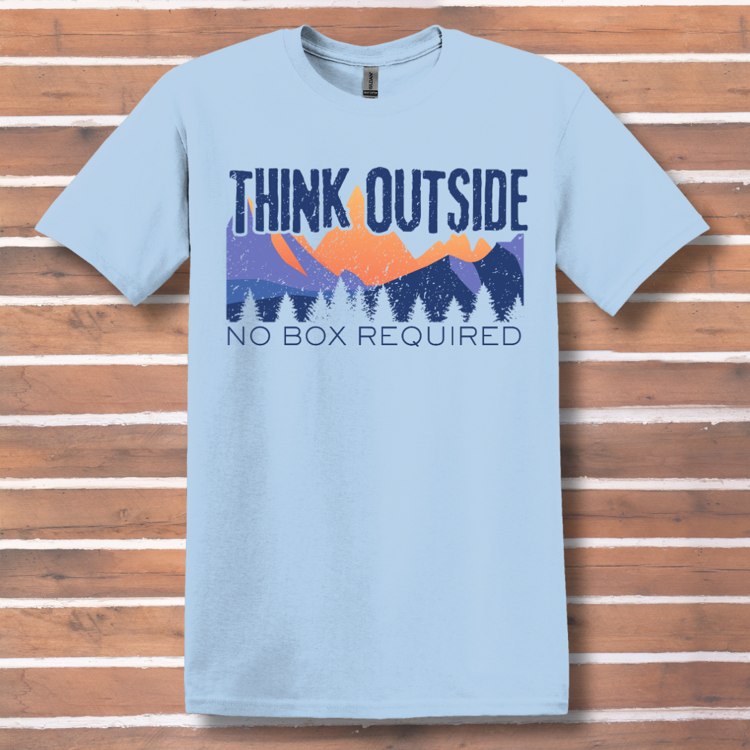 Think Outside T-Shirt | Camping Gift Ideas