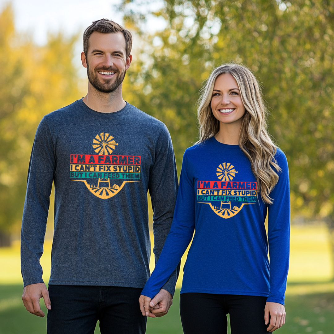 I'm a Farmer Long Sleeve Tee | Gift Ideas for Farmers