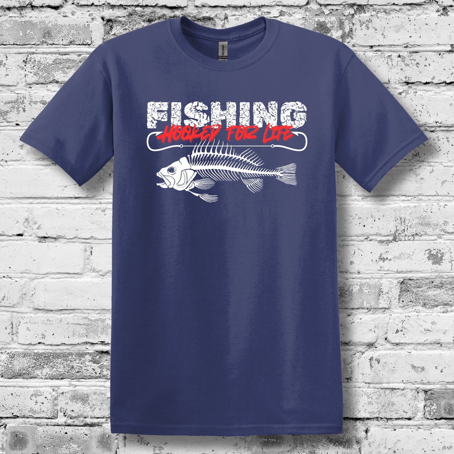 Fishing Hooked For Life T-Shirt