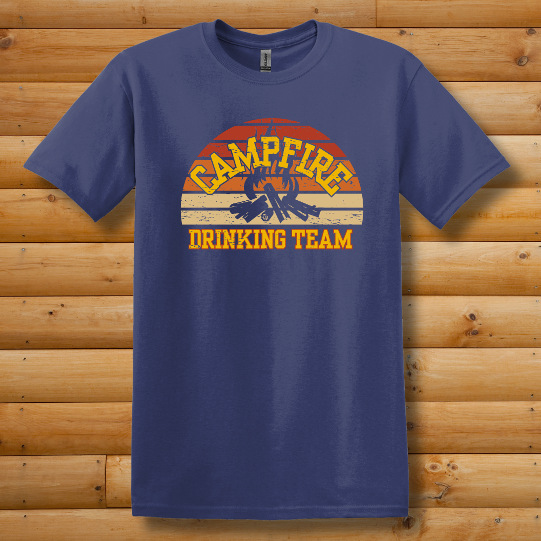Campfire Drinking Team T-Shirt | Campfire Beers