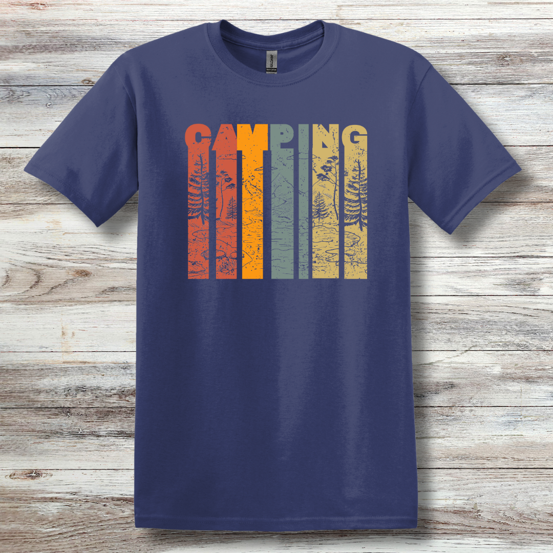 Camping Grunge T-Shirt | Camping Gift Ideas