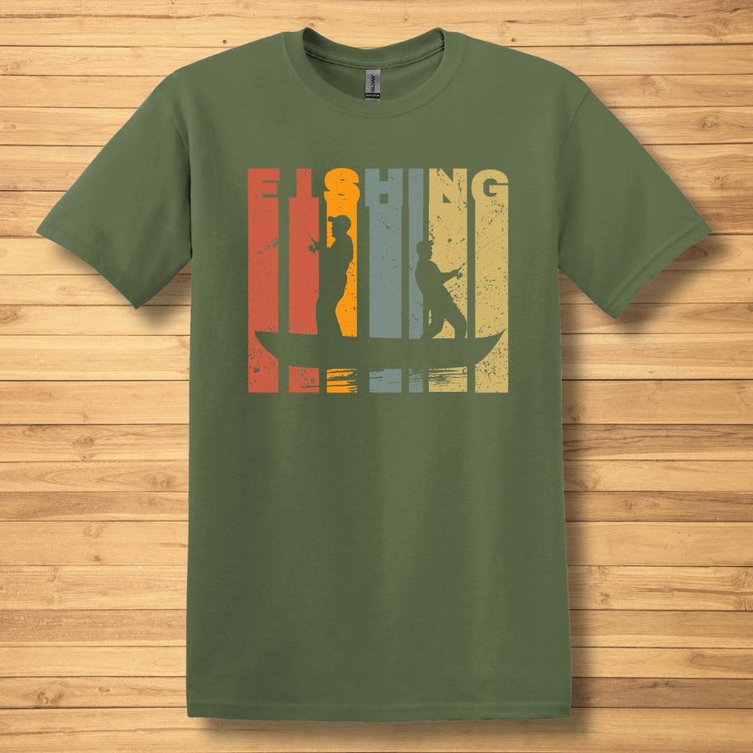 Fishing Grunge T-Shirt