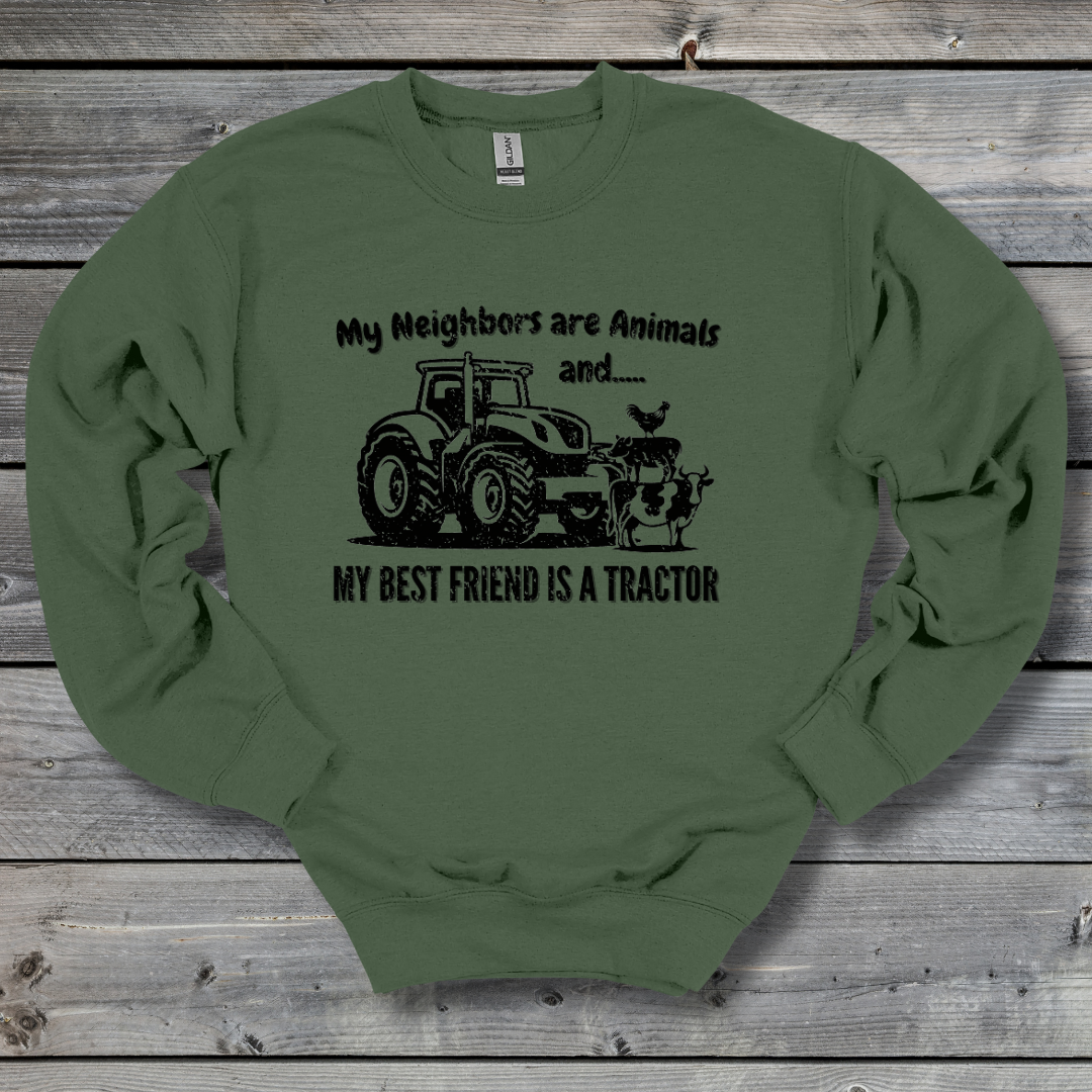 My Neighbors Are Animals Sweatshirt | Farmer Gift