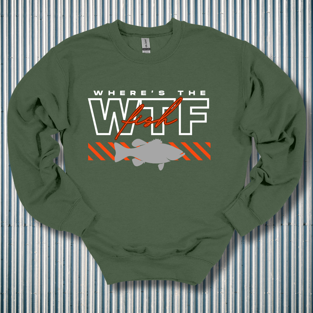 WTF Where's the Fish Sweatshirt