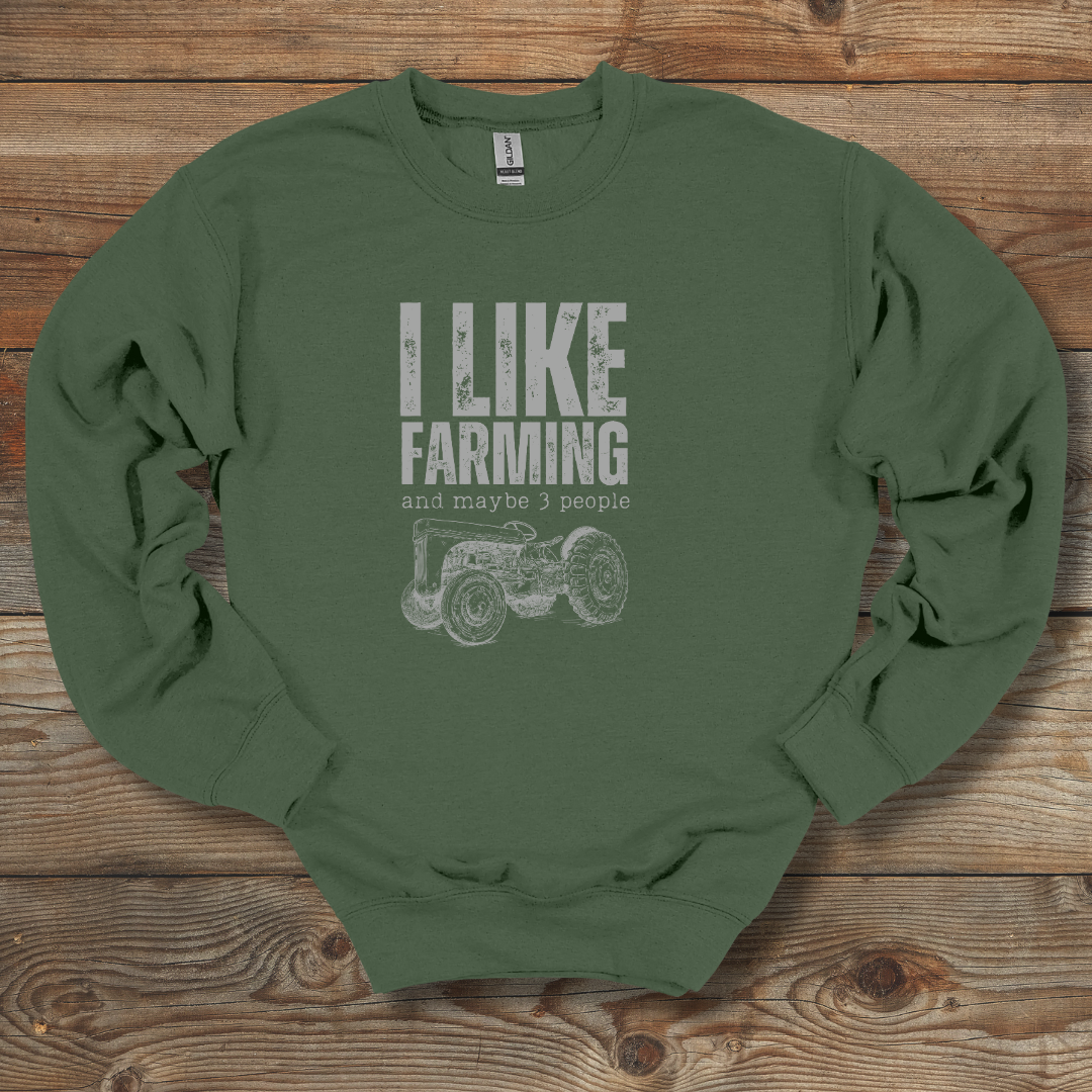 I Like Farming, Tractor Version, Sweatshirt