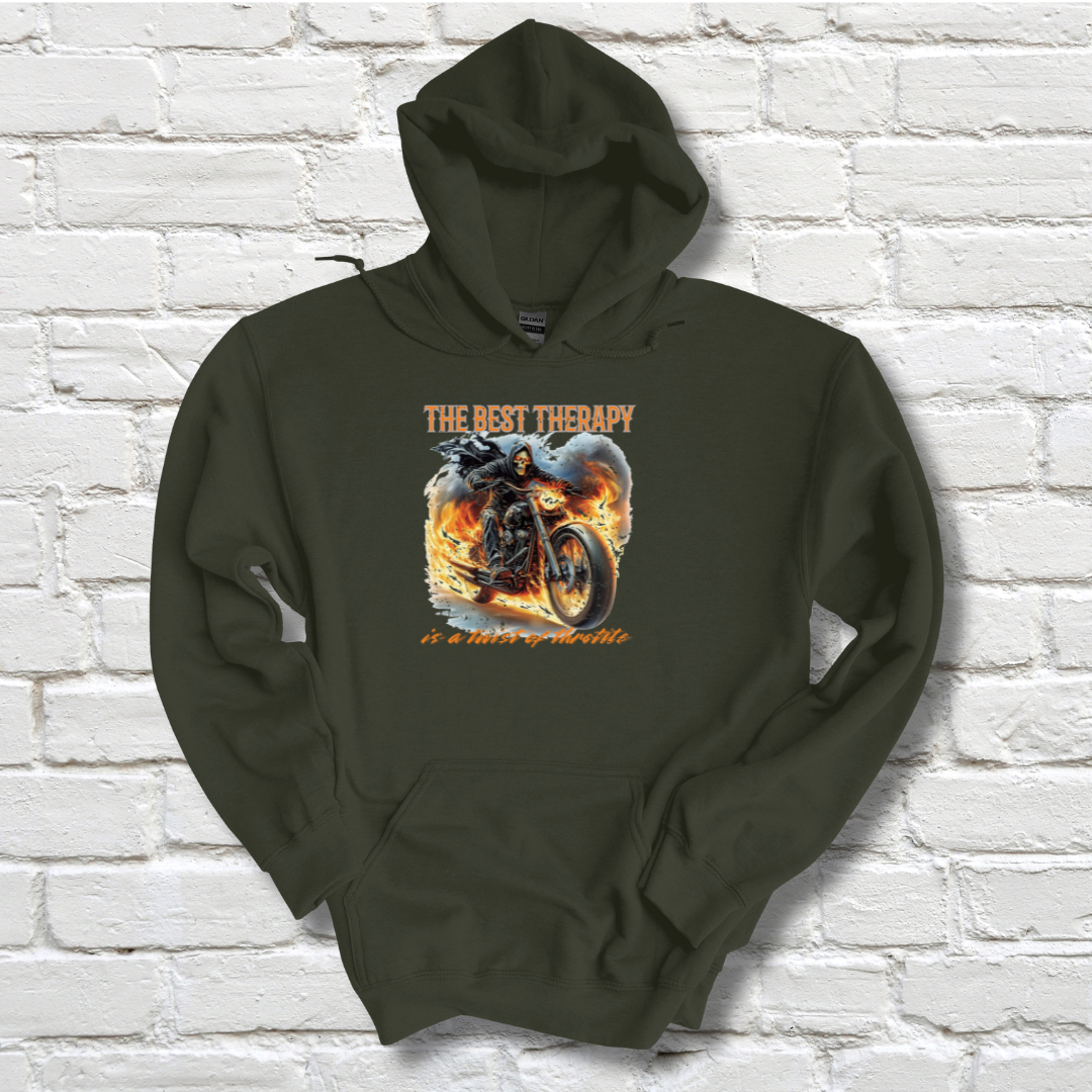 The Best Therapy Long-Sleeve Hoodie