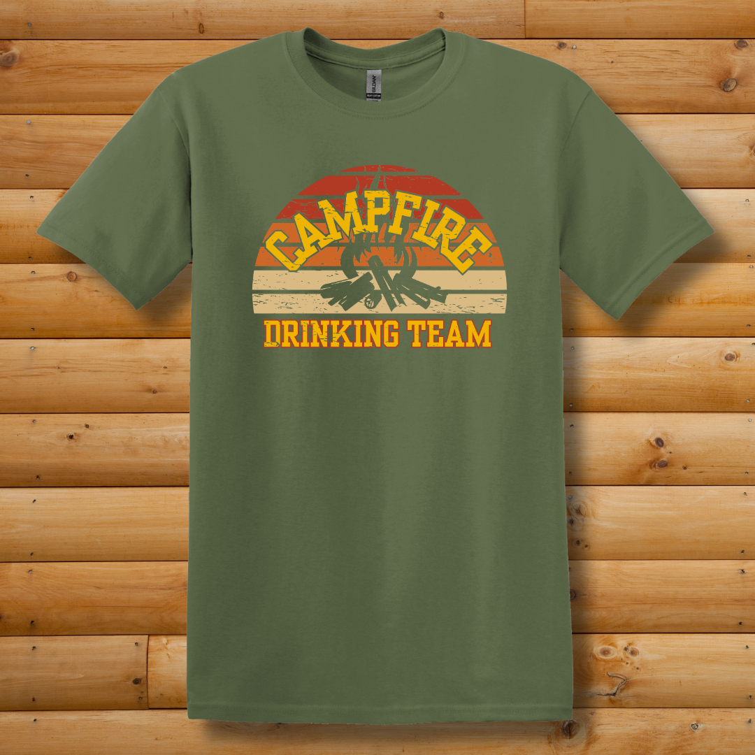 Campfire Drinking Team T-Shirt | Campfire Beers