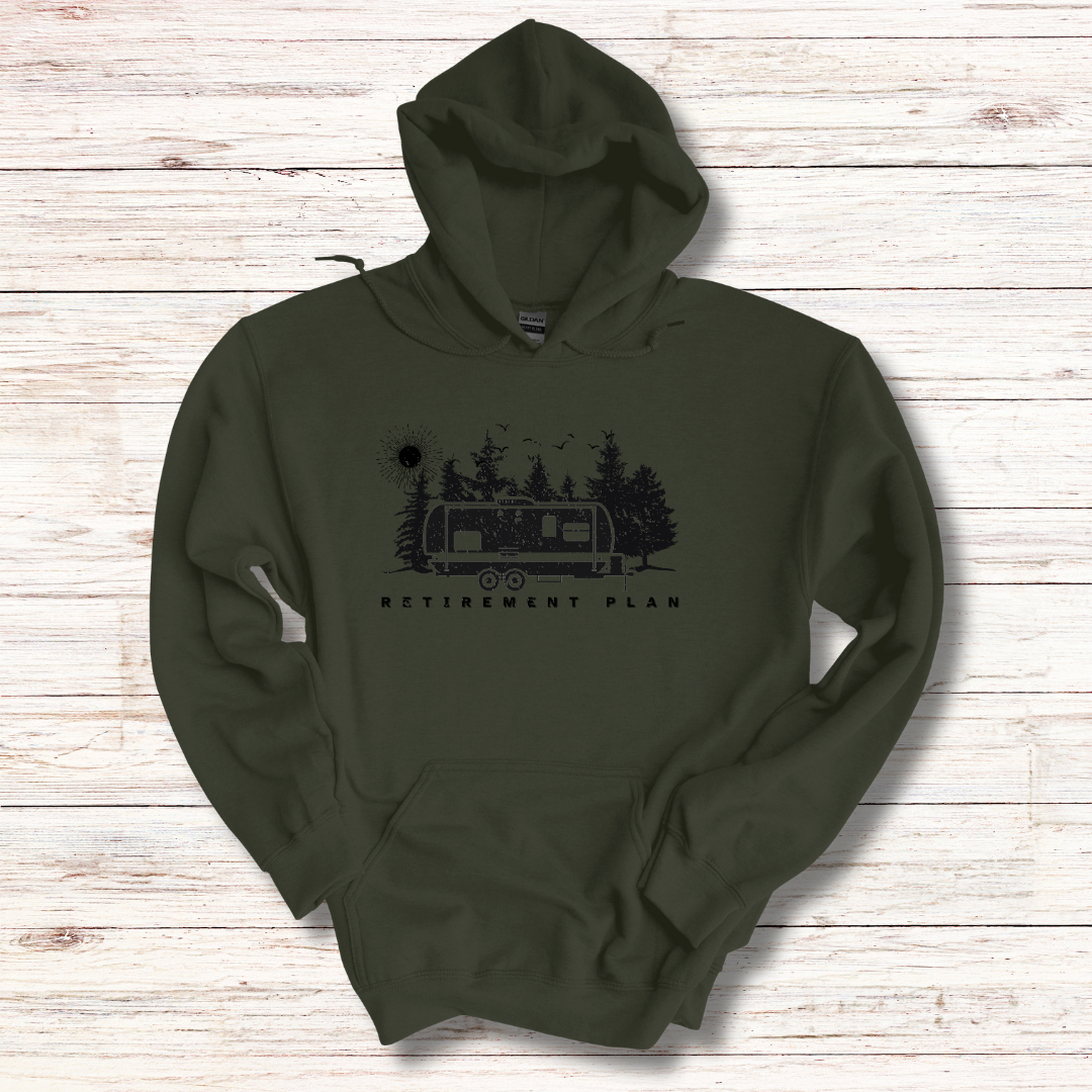 RV Retirement Plan Long-Sleeve Hoodie