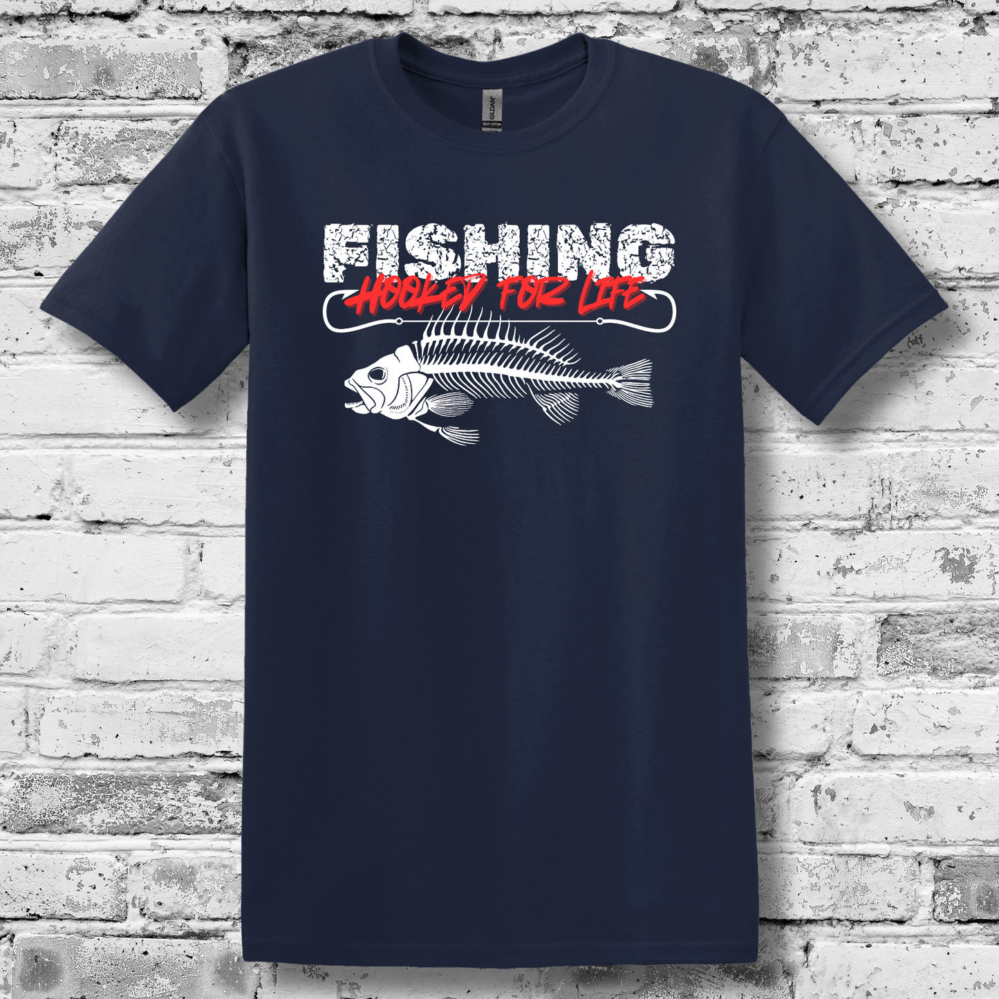 Fishing Hooked For Life T-Shirt