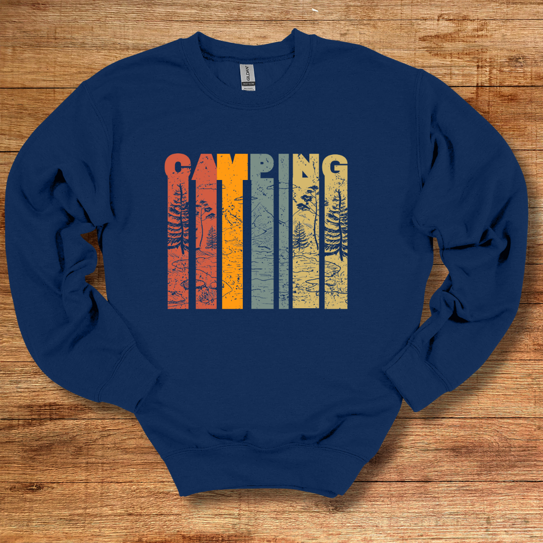Camping Grunge Sweatshirt | Camping Gift Ideas