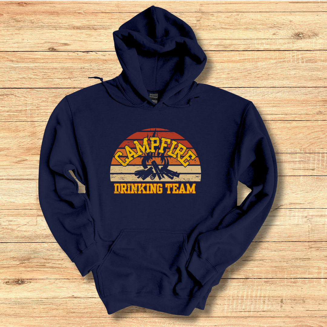 Campfire Drinking Team Long-Sleeve Hoodie | Campfire Beers