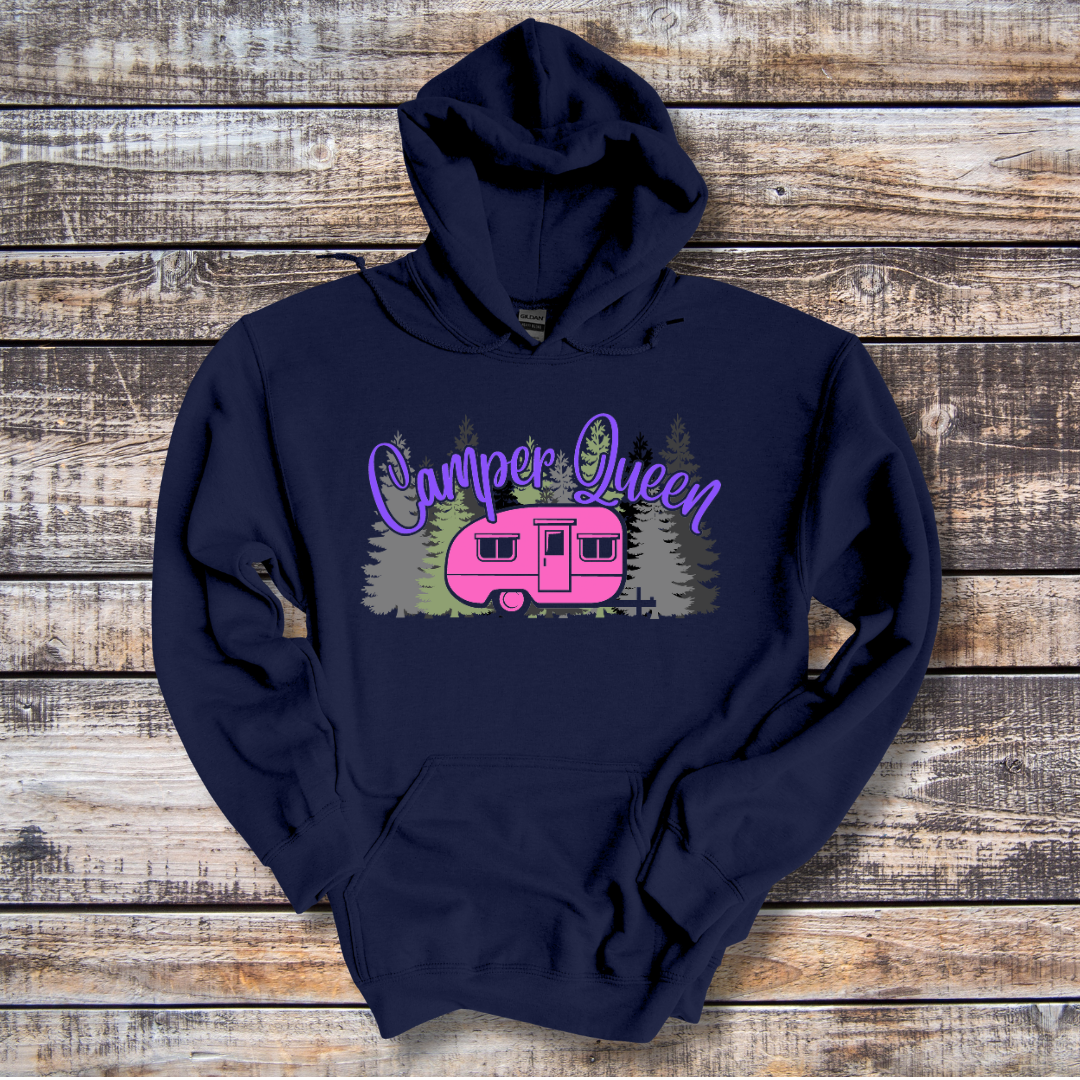 Camper Queen Long-Sleeve Hoodie