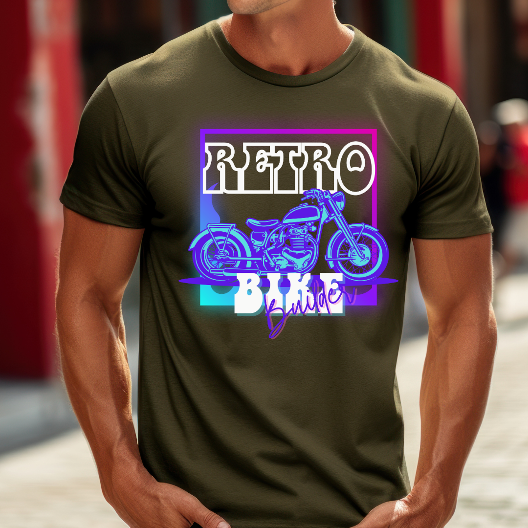 Retro Bike Builder T-Shirt
