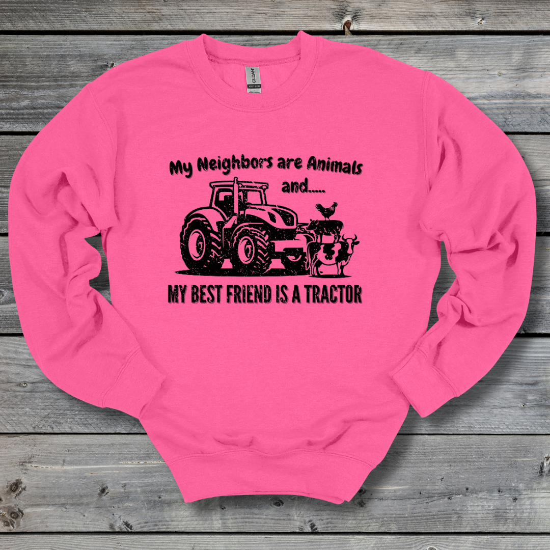 My Neighbors Are Animals Sweatshirt | Farmer Gift
