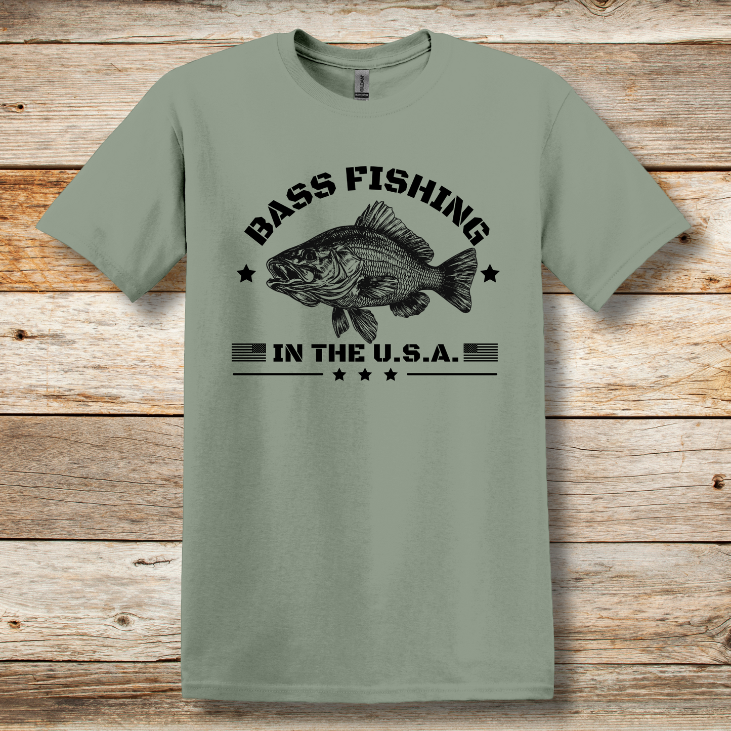 Bass Fishing in the USA T-Shirt