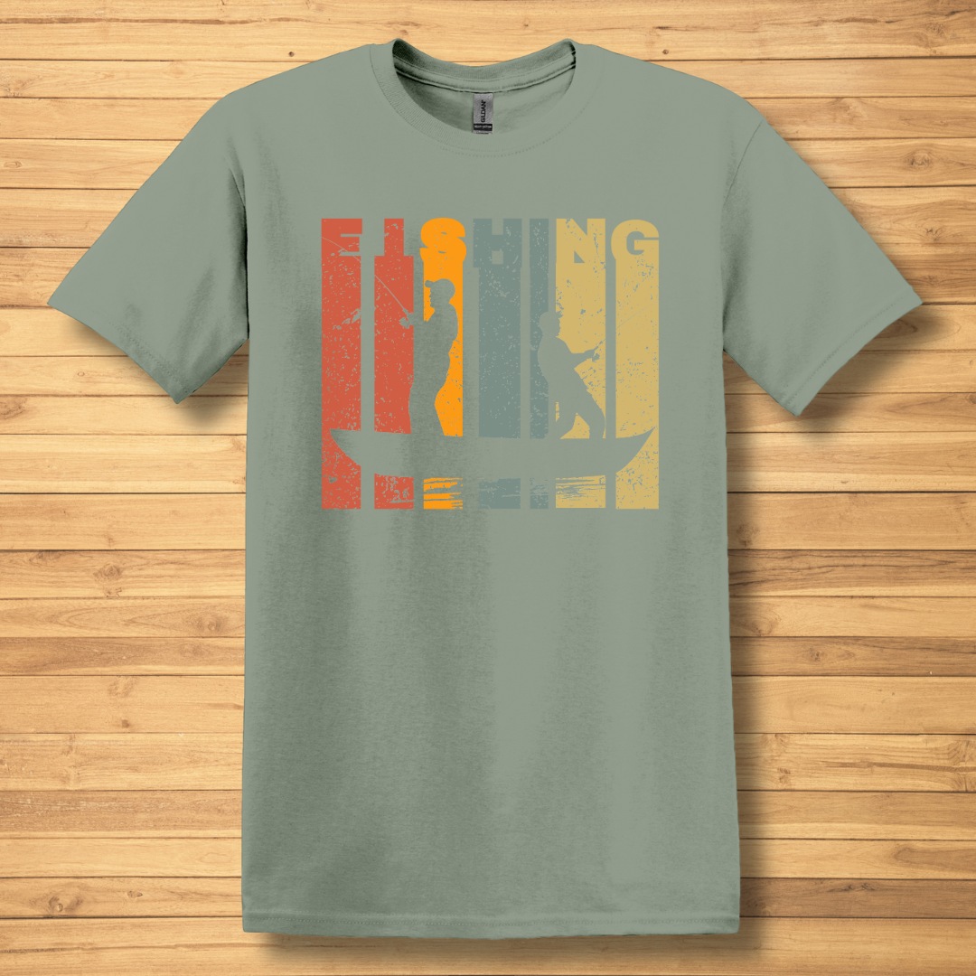 Fishing Grunge T-Shirt