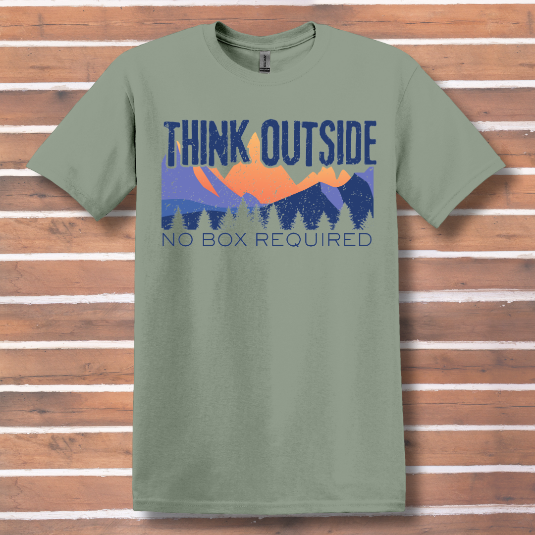 Think Outside T-Shirt | Camping Gift Ideas