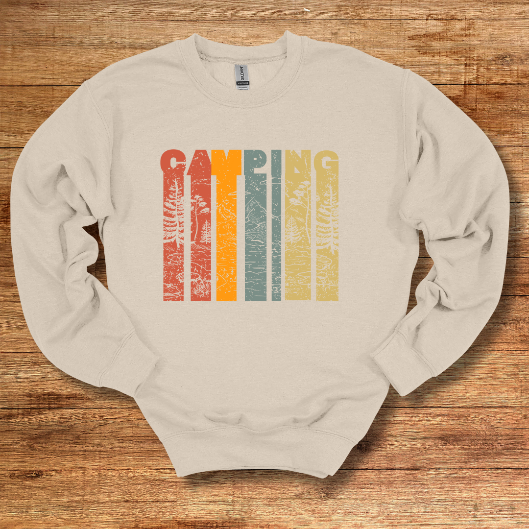 Camping Grunge Sweatshirt | Camping Gift Ideas
