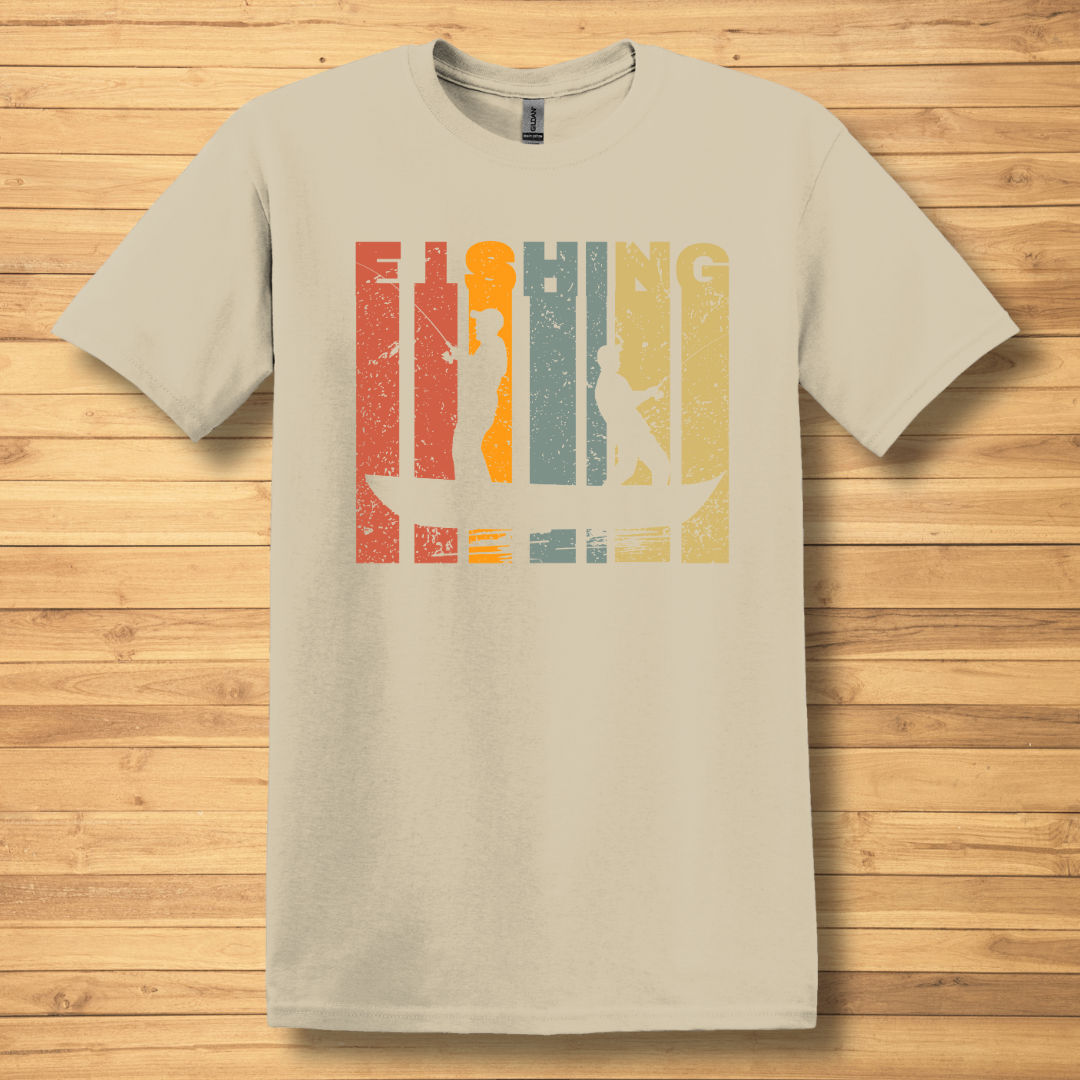 Fishing Grunge T-Shirt