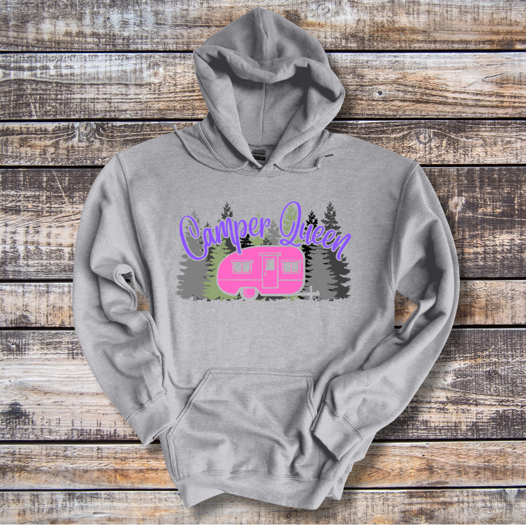 Camper Queen Long-Sleeve Hoodie