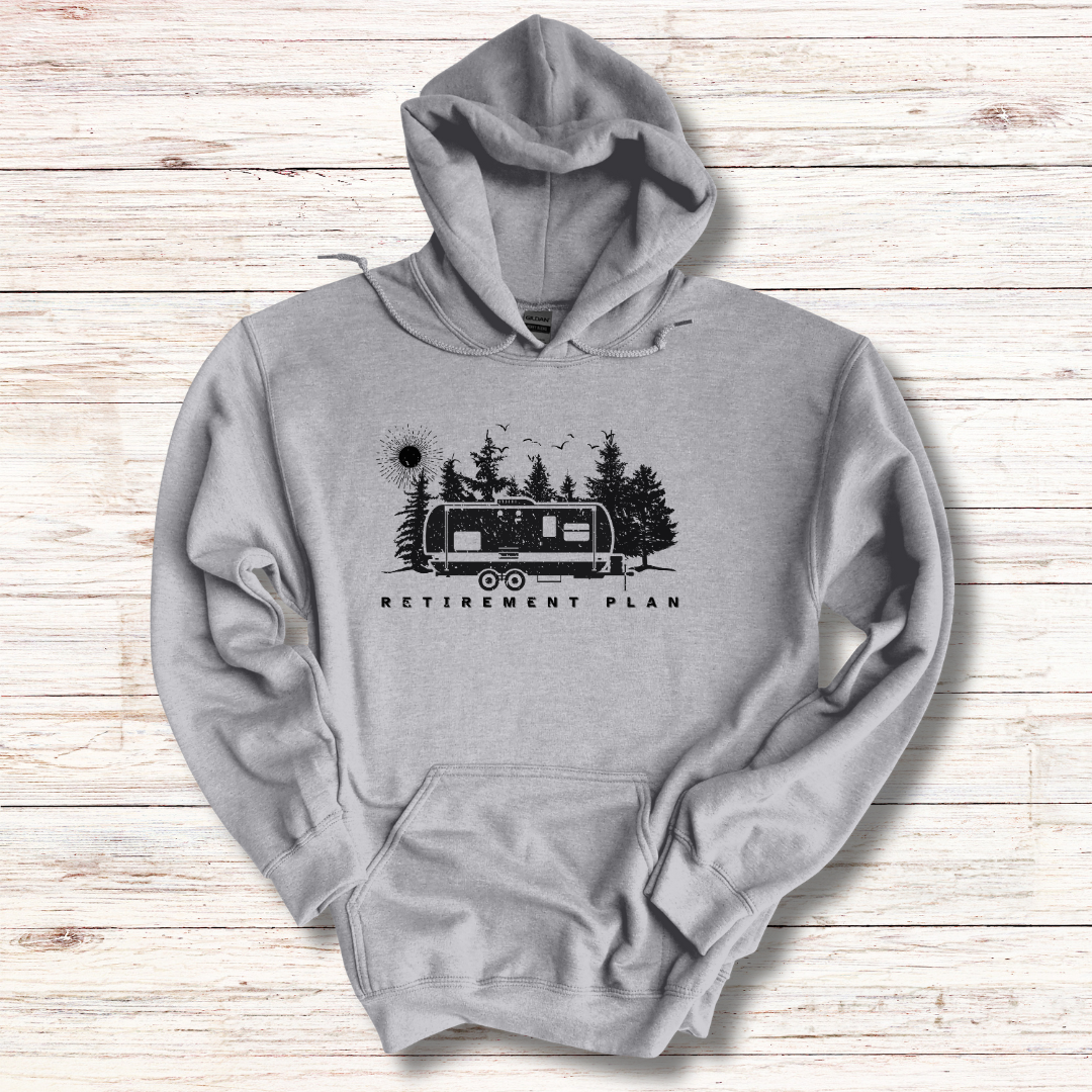 RV Retirement Plan Long-Sleeve Hoodie