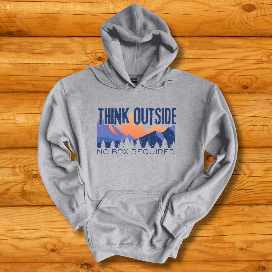 Think Outside Long-Sleeve Hoodie | Camping Gift Ideas