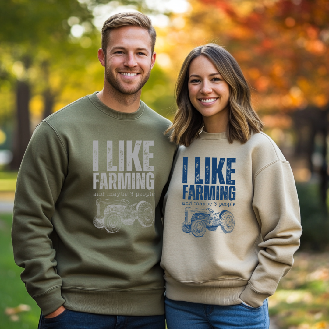 I Like Farming, Tractor Version, Sweatshirt
