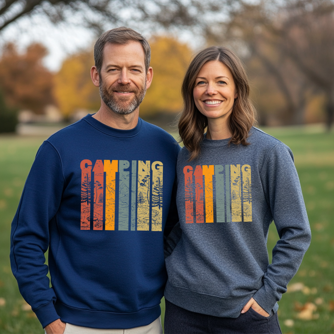Camping Grunge Sweatshirt | Camping Gift Ideas