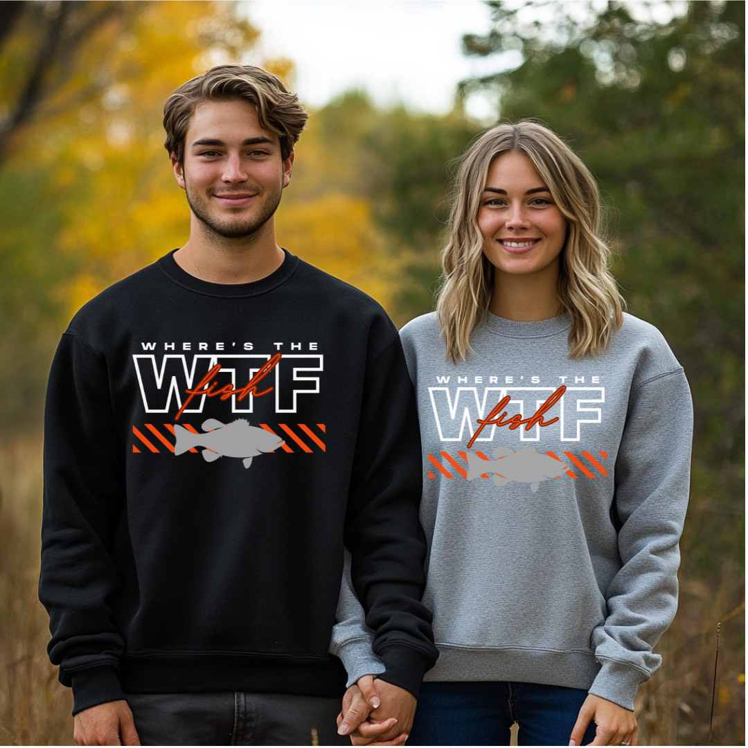 WTF Where's the Fish Sweatshirt
