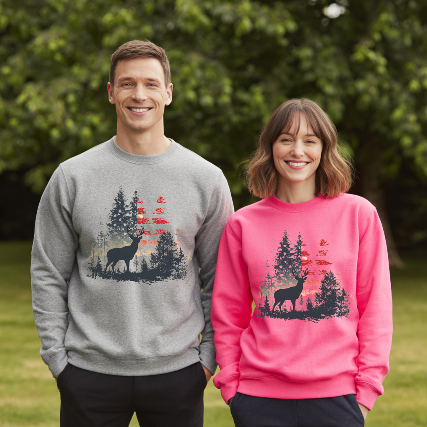 USA Deer Sweatshirt | Hunting Sweatshirts