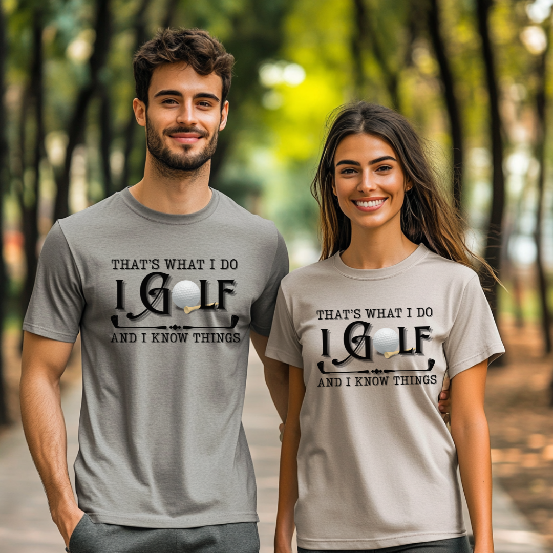 That's What I Do, I Golf T-Shirt | Golfer Gift