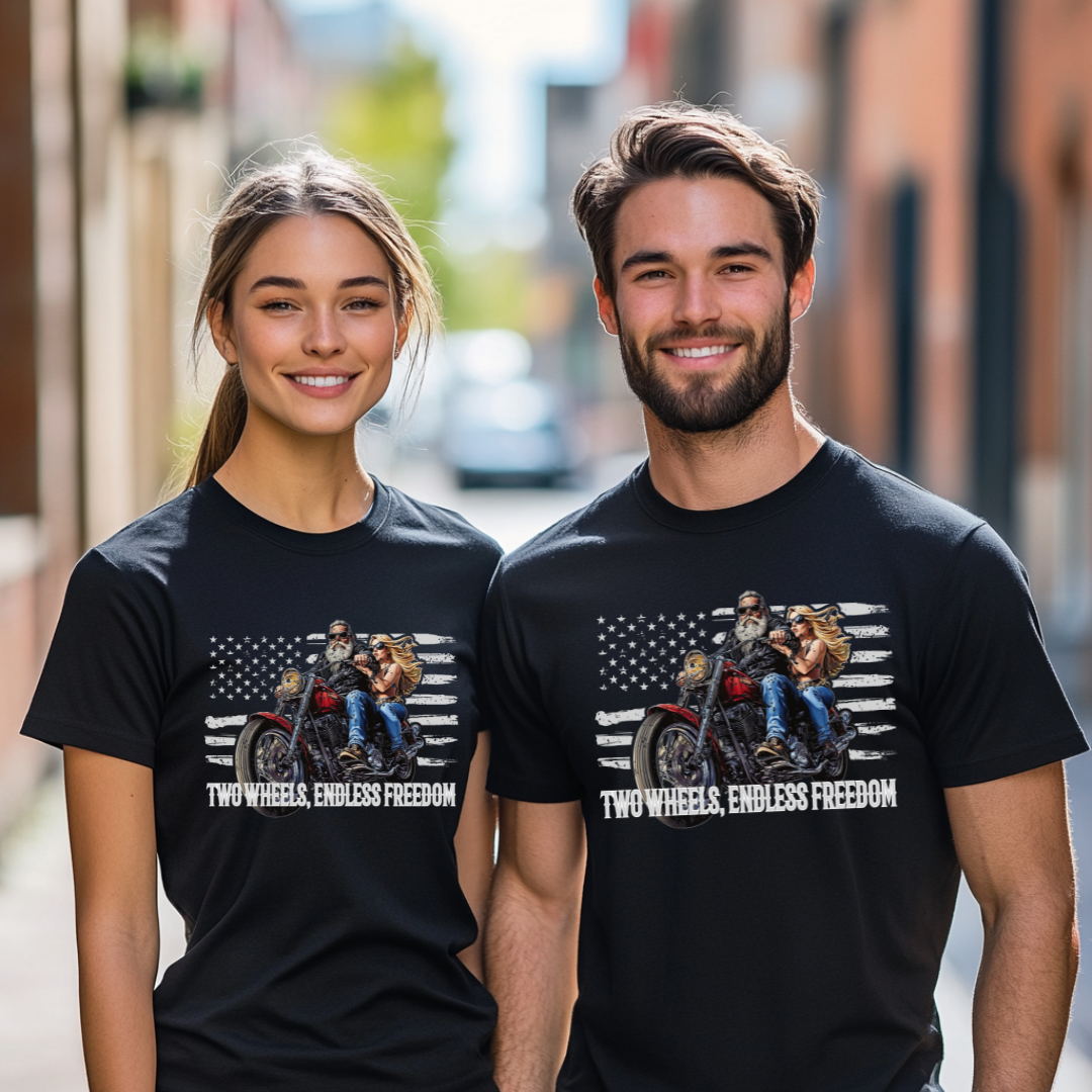Two Wheels, Endless Freedom T-Shirt