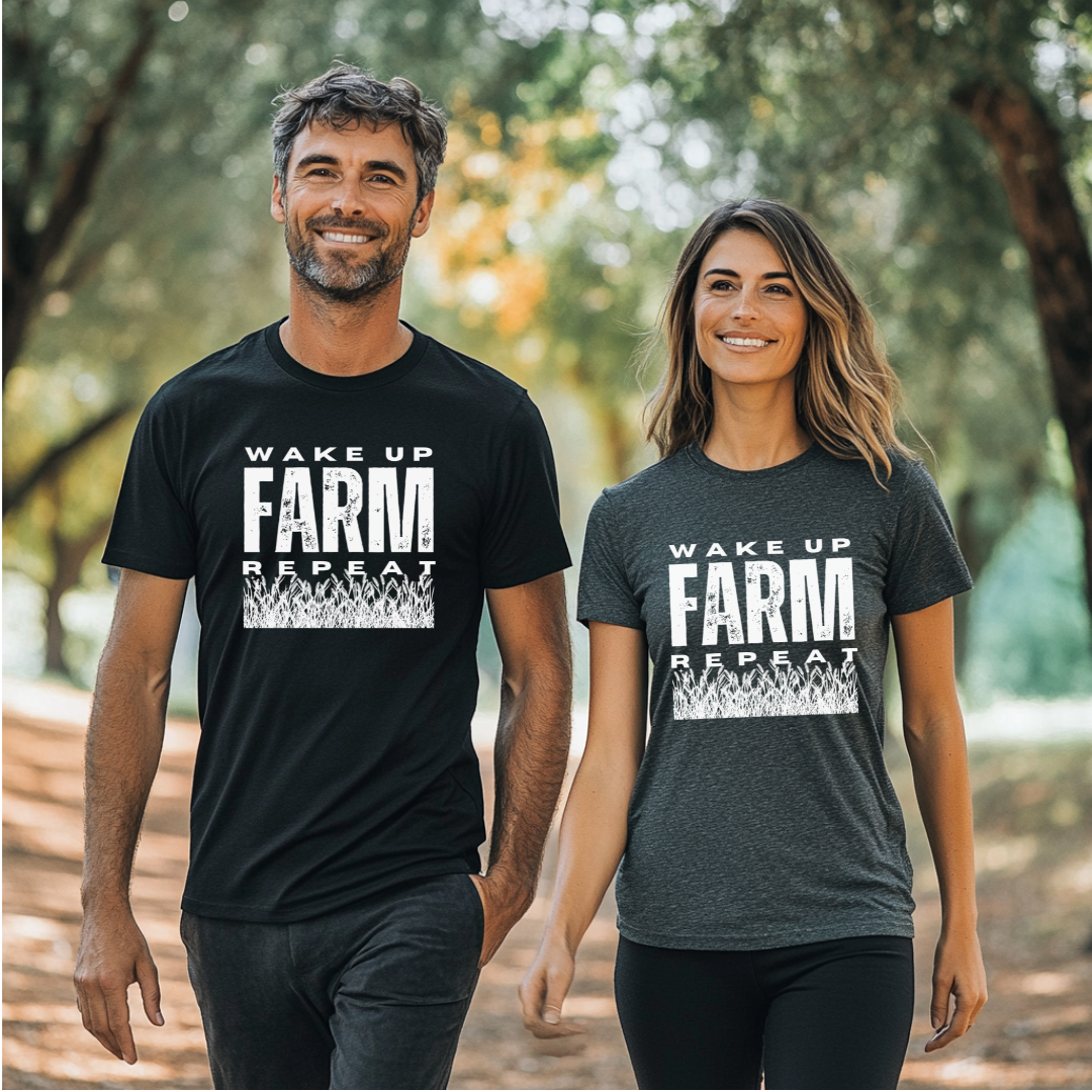 Wake Up Farm Repeat T-Shirt