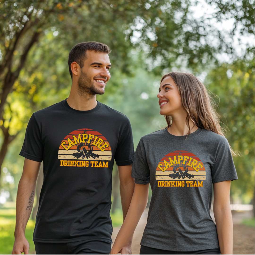 Campfire Drinking Team T-Shirt | Campfire Beers