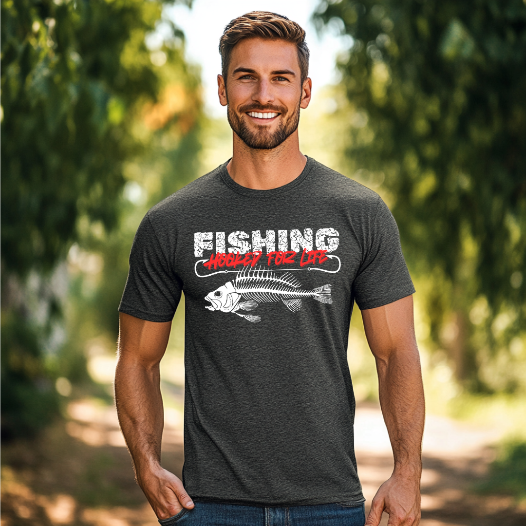 Fishing Hooked For Life T-Shirt