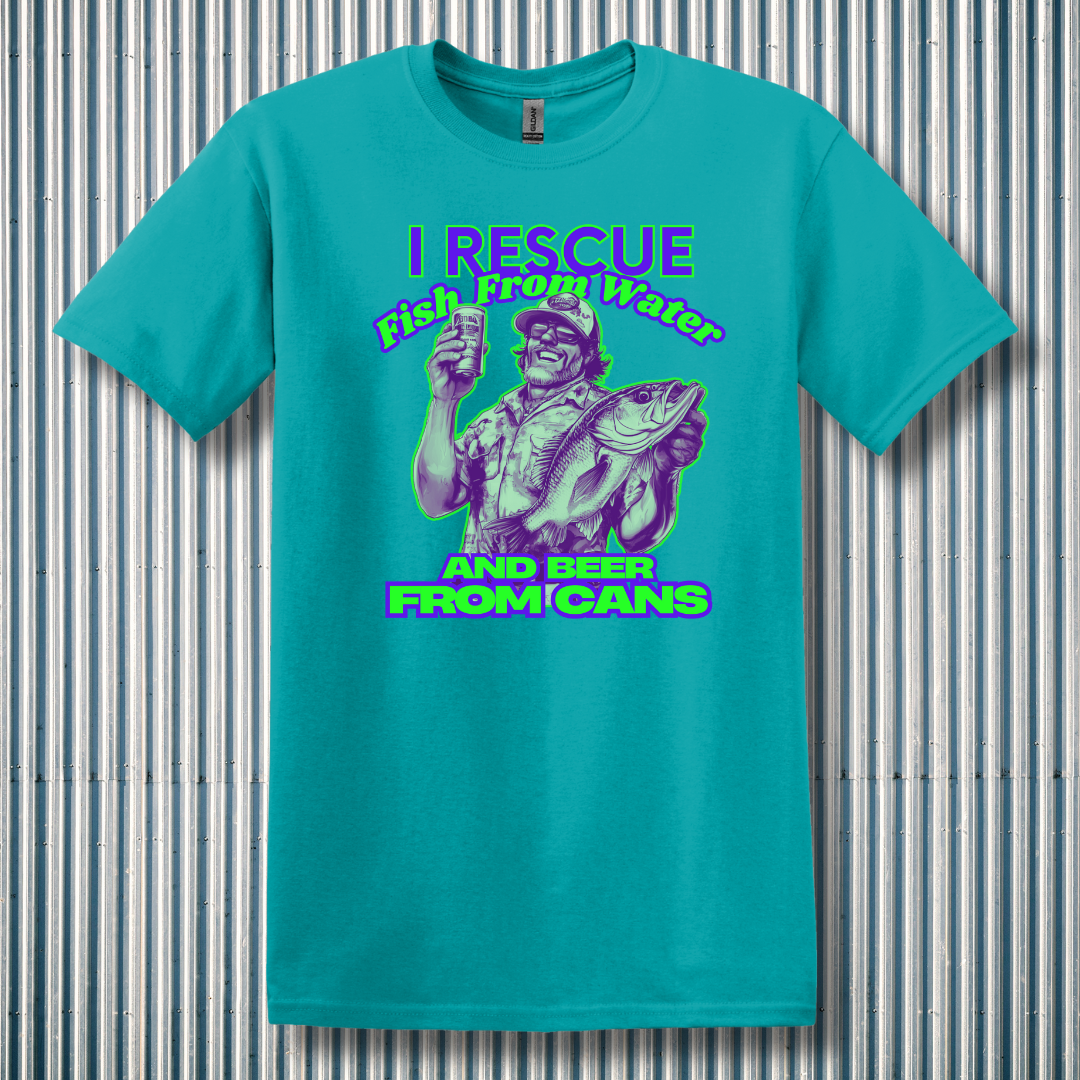 I Rescue Fish From Water T-Shirt | Funny Fishing Shirts