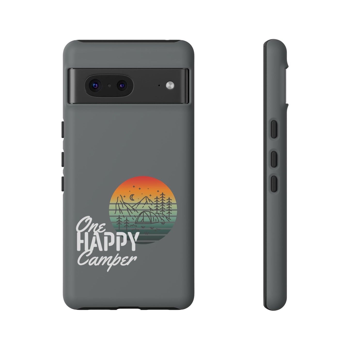 Cell Phone Case | One Happy Camper | For iPhone, Samsung Galaxy, and Google Pixel