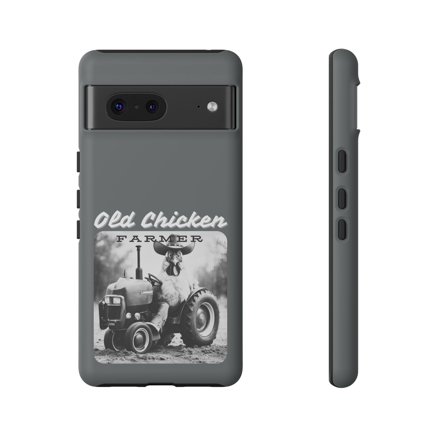 Cell Phone Case | Old Chicken Farmer | For iPhone, Samsung Galaxy, and Google Pixel