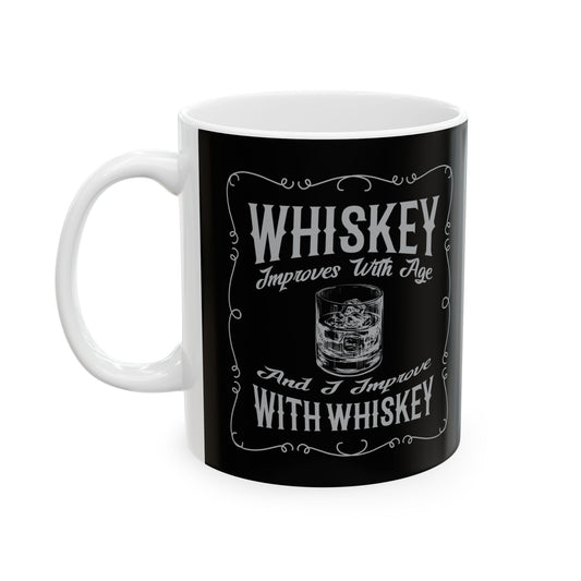 Coffee Mug - Whiskey Improves With Age