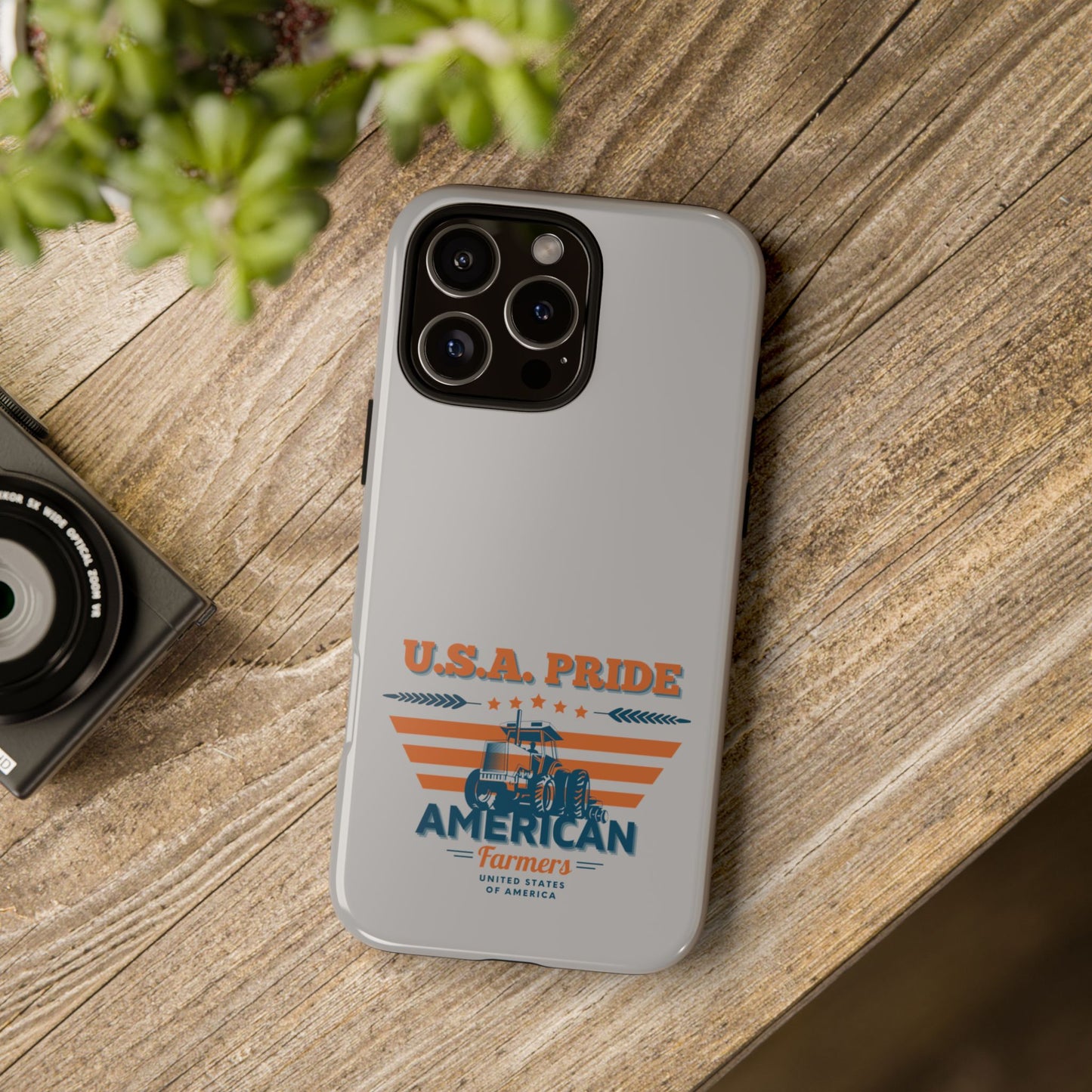 Cell Phone Case | USA Pride American Farmers | For iPhone, Samsung Galaxy, and Google Pixel