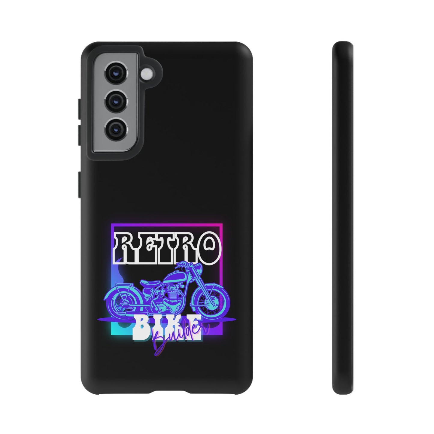 Cell Phone Case | Retro Bike Builder | For iPhone, Samsung Galaxy, and Google Pixel