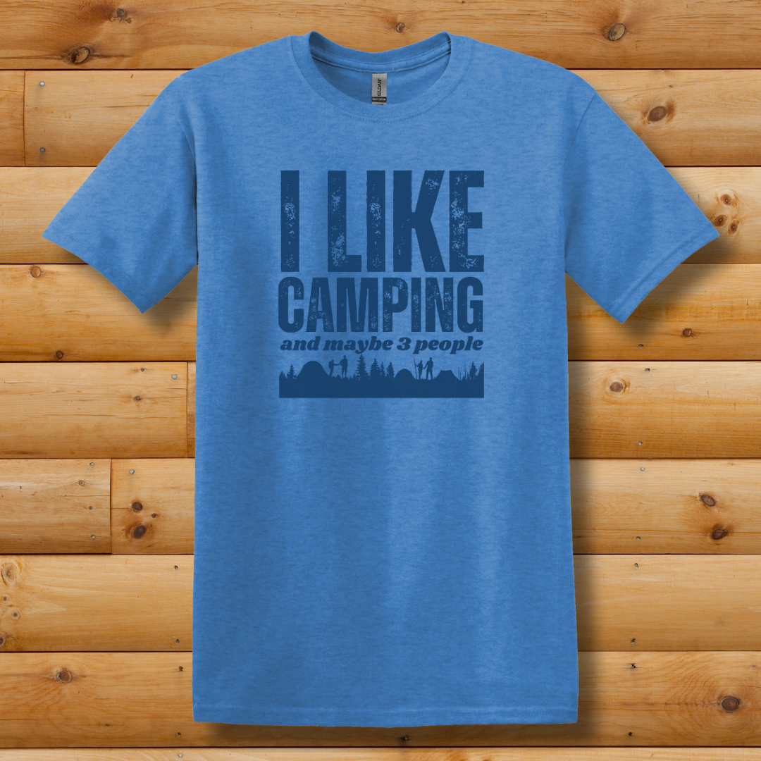 This is image of  I Like Camping T-Shirt version 9